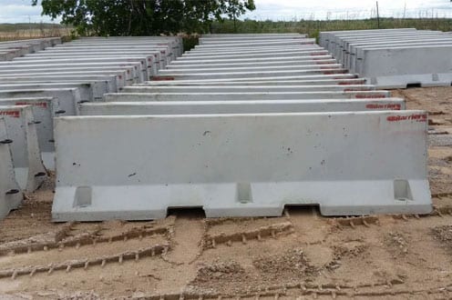 precast concrete barriers