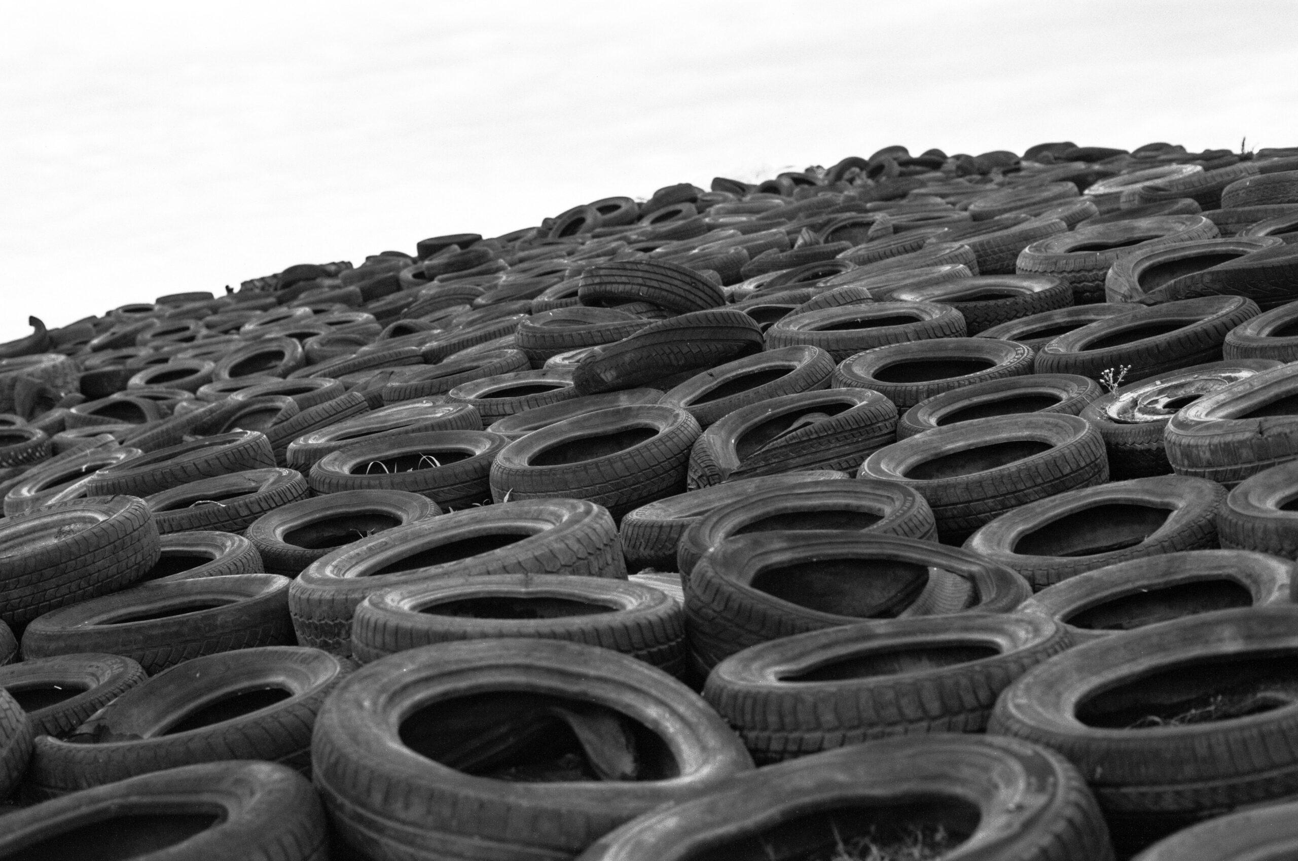 field of used tires